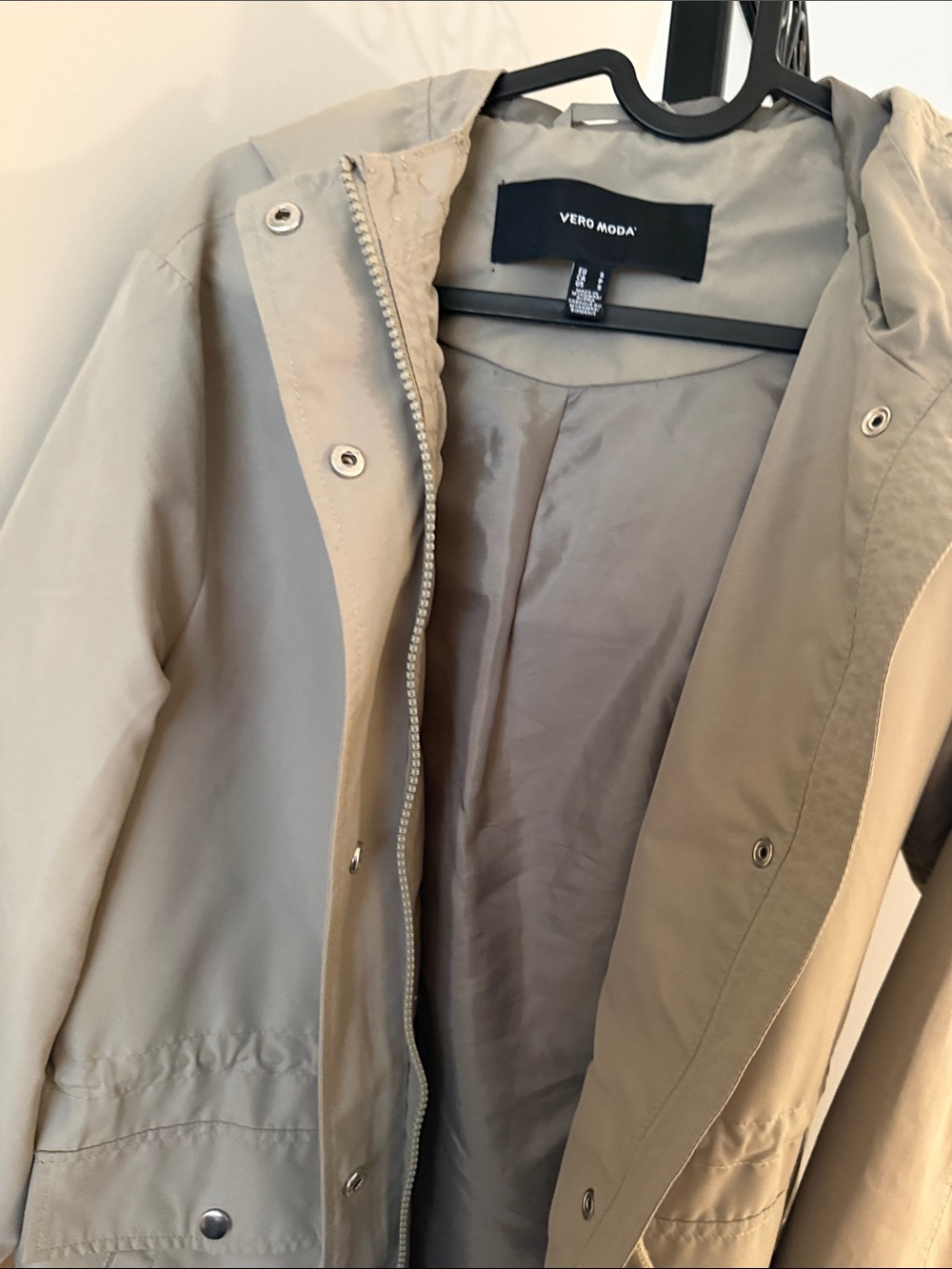 Vero Moda Light olive Hooded Utility Jacket - Picture 3 of 6